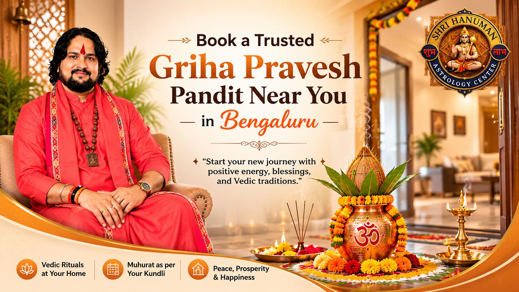 How to Book a Griha Pravesh Pandit Near Me in Bengaluru